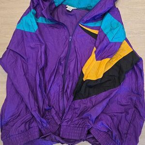 Vintage 90s blocked colorblock windbreaker